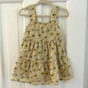 ZARA KIDS linen floral dress